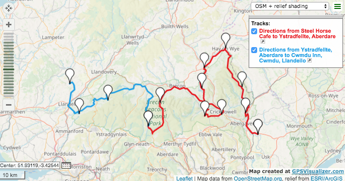 ABR TomTom Brecon Beacons Discovery Route map.png